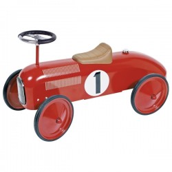 Goki Auto Rossa Cavalcabile in metallo