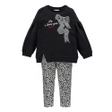 Brums Completo Felpa e Leggings Bambina - 919 Panna Nero
